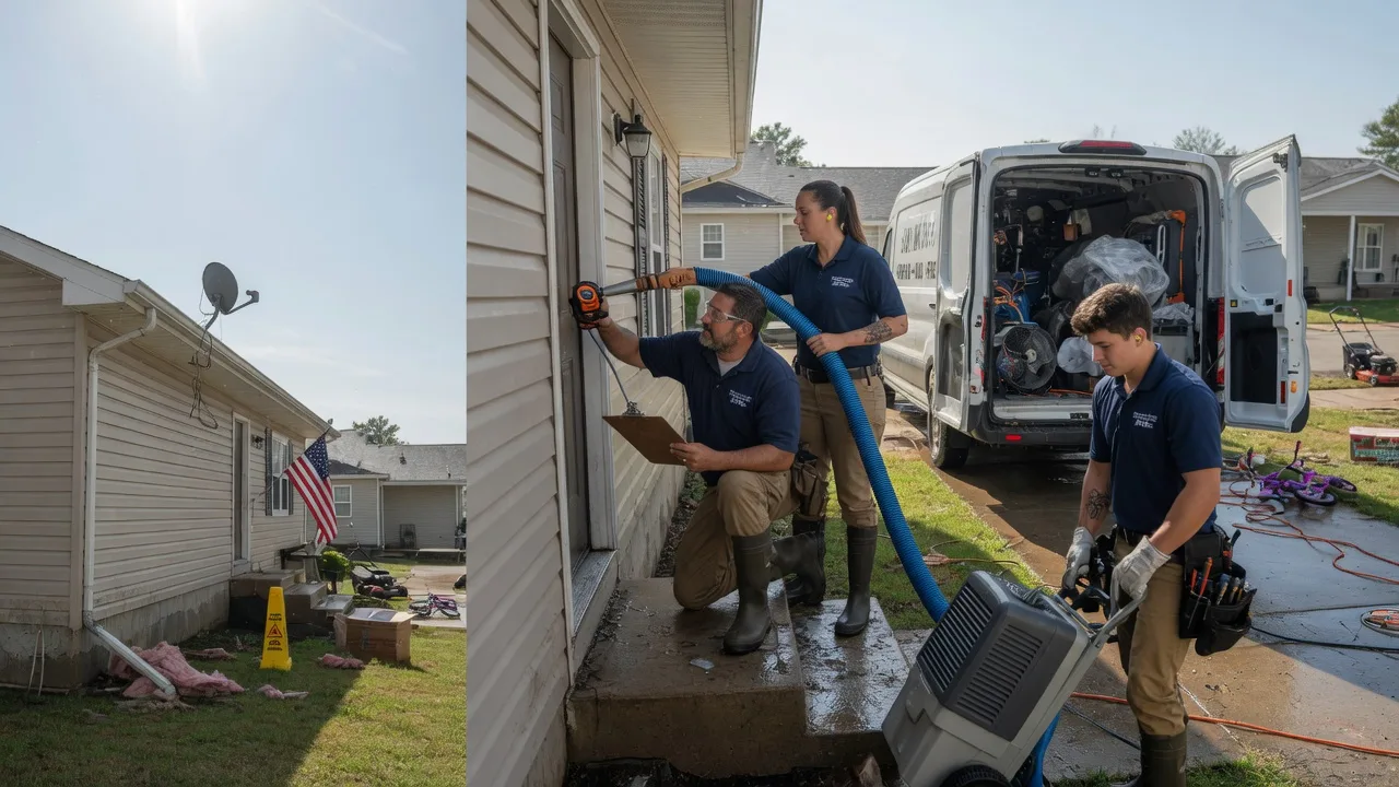 Ceiling Water Damage Restoration in Columbia, IL near me